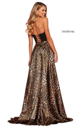 Sherri Hill 53369 Black-Animal