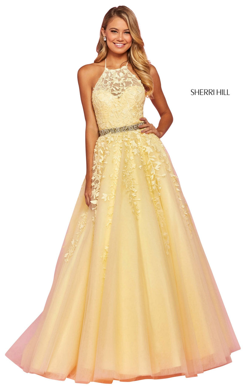 Sherri Hill 53371 Yellow