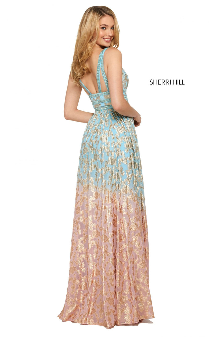 Sherri Hill 53375 Light-Blue-Pink