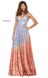 Sherri Hill 53375 Periwinkle-Coral