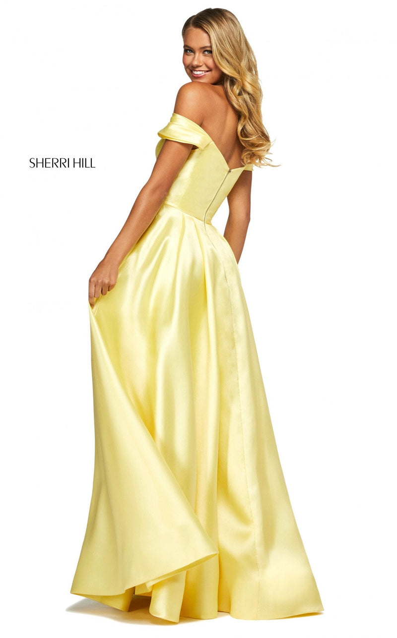 Sherri Hill 53399 Yellow