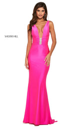 Sherri Hill 53431 Bright Fuchsia