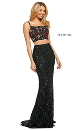 Sherri Hill 53445 Black Multi