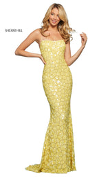 Sherri Hill 53456 Yellow