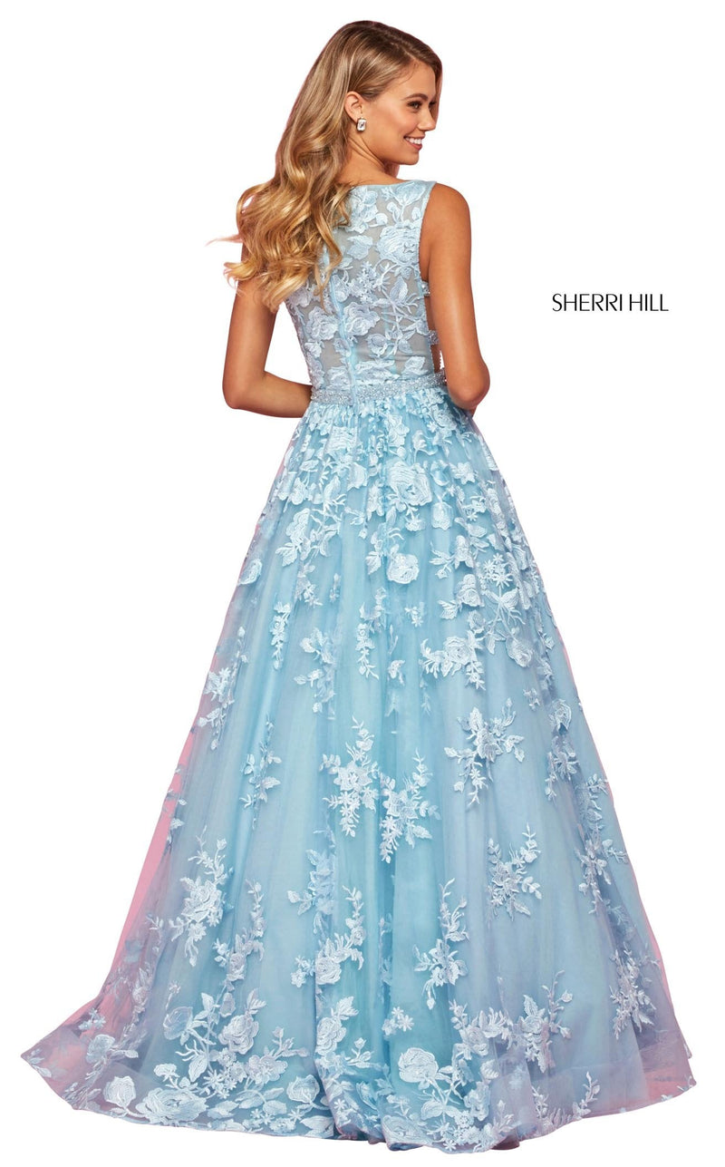 Sherri Hill 53465 Light Blue