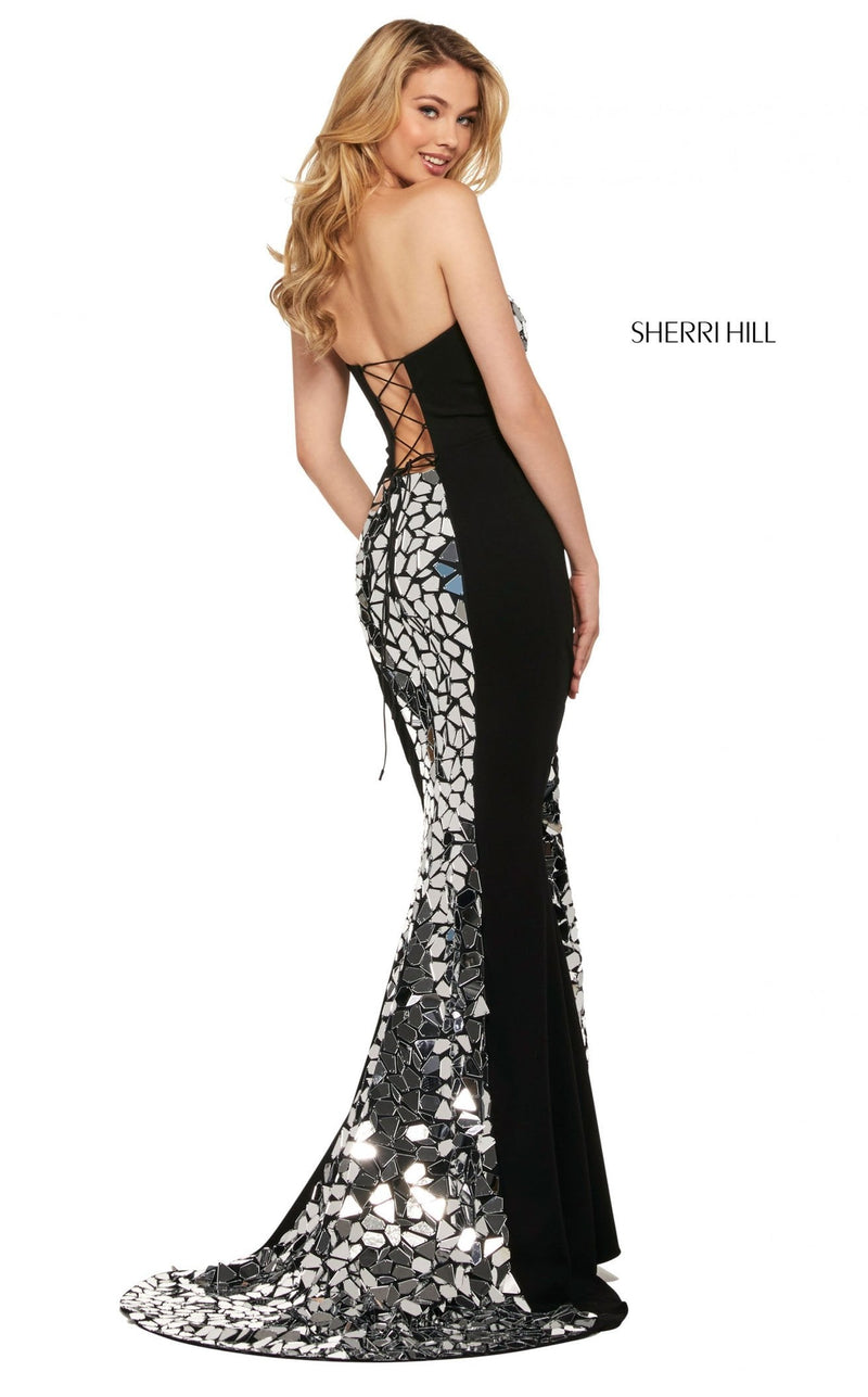 Sherri Hill 53473 Black-Silver