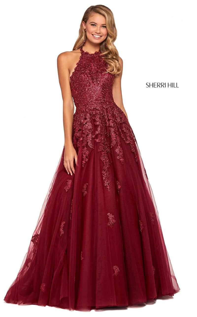 Sherri Hill 53482 Wine