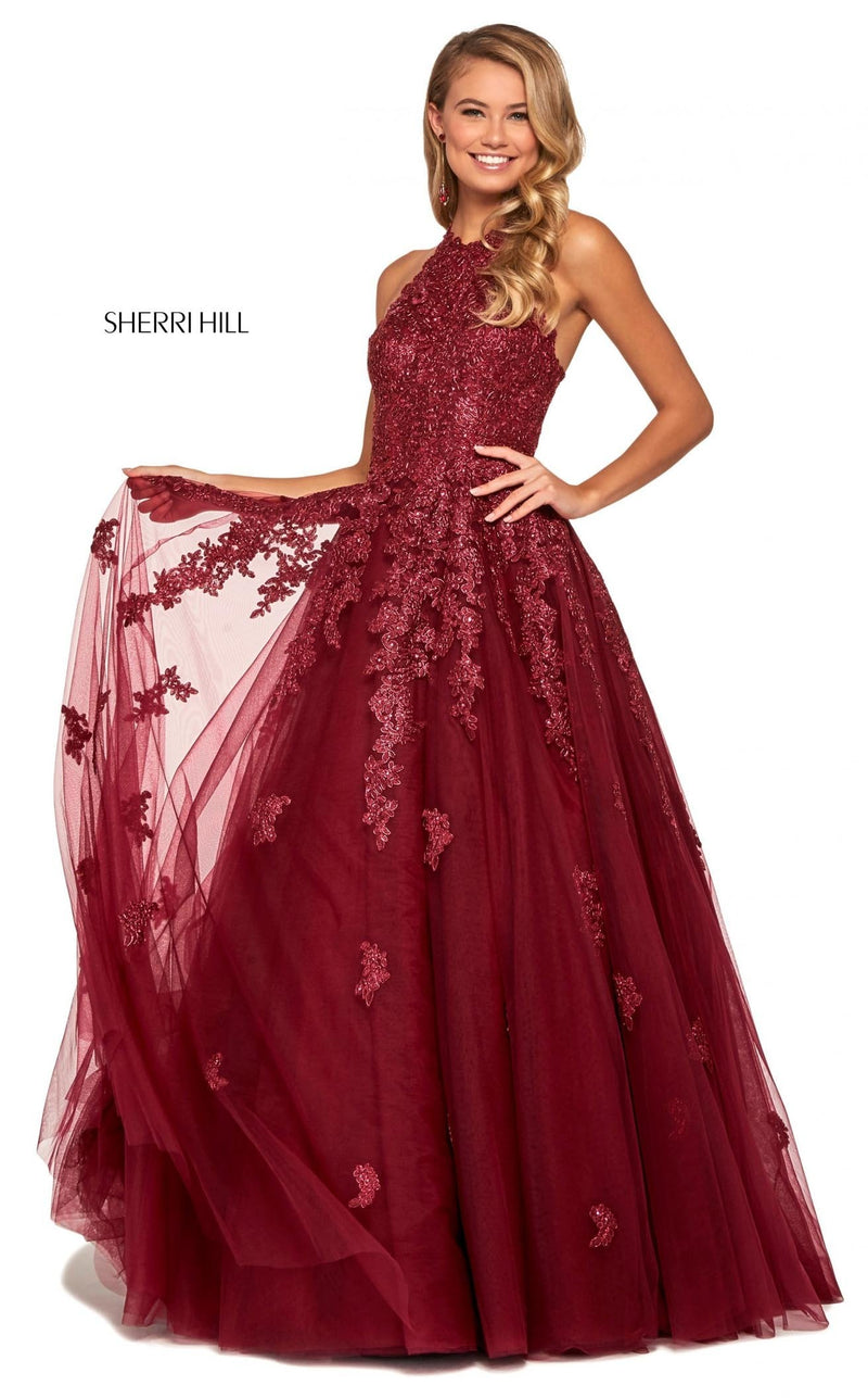 Sherri Hill 53482 Wine