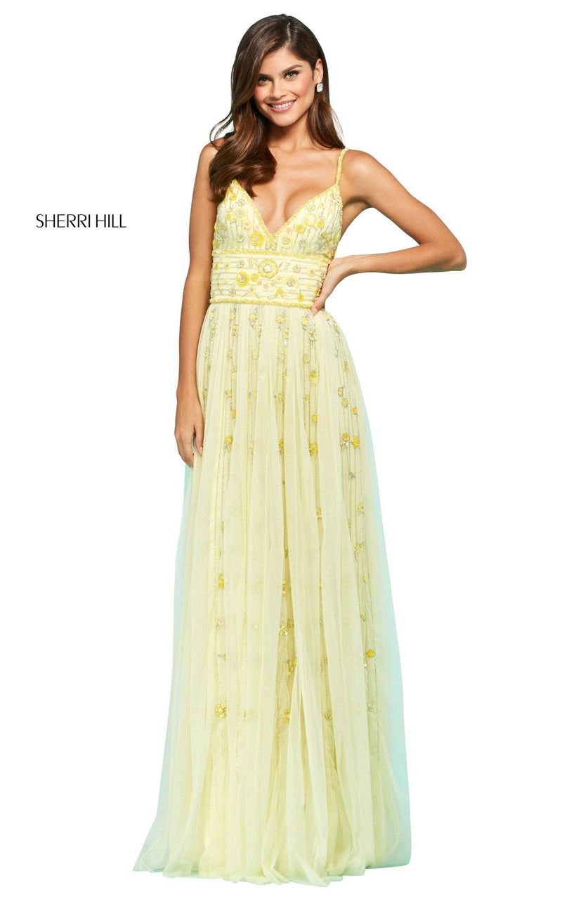 Sherri Hill 53487 Yellow