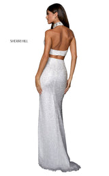 Sherri Hill 53495 Ivory/Silver