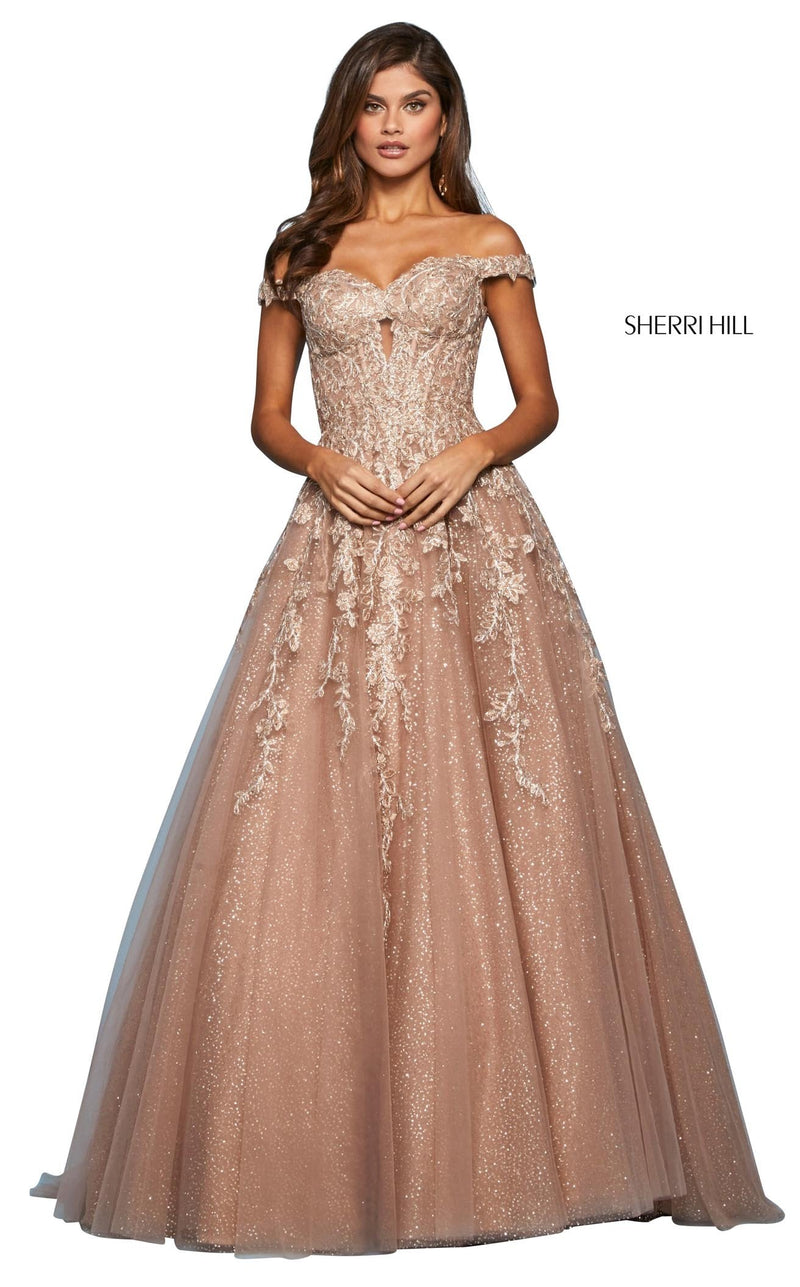 Sherri Hill 53509 Rose Gold