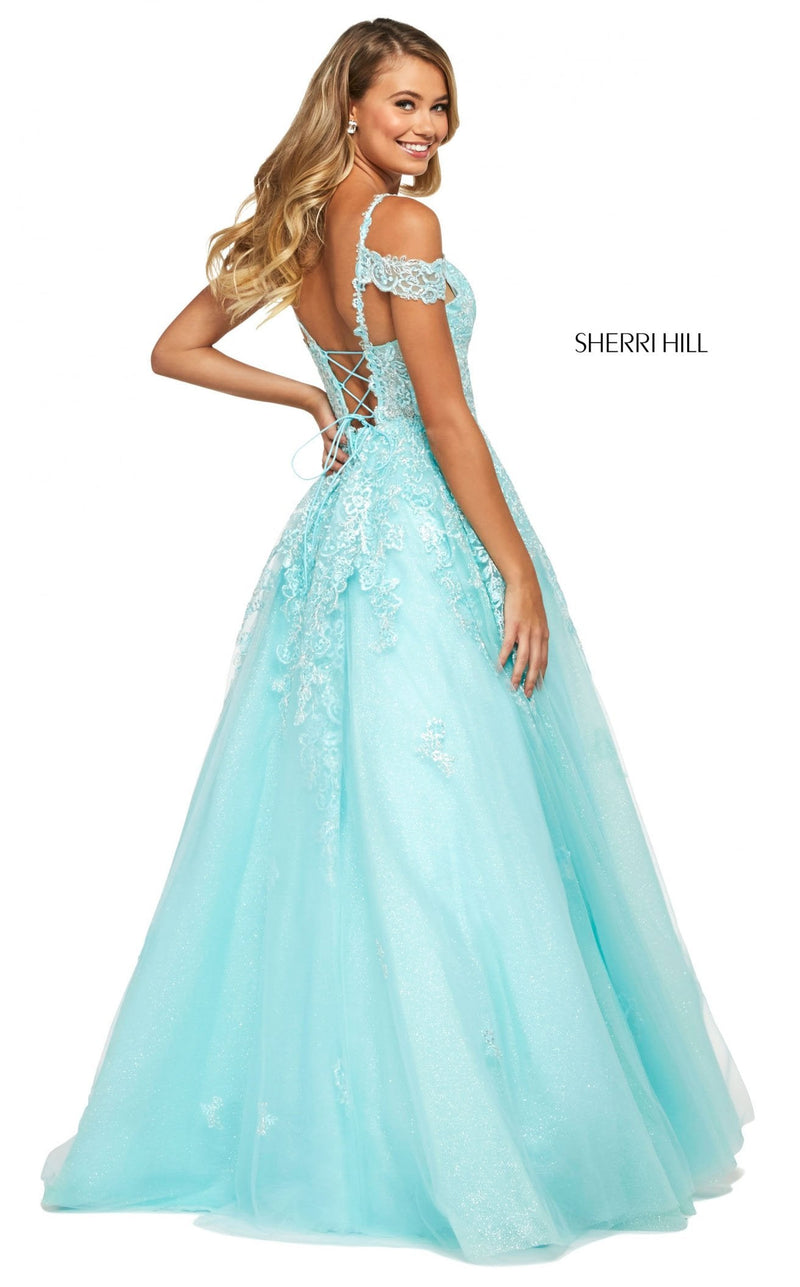 Sherri Hill 53518 Aqua