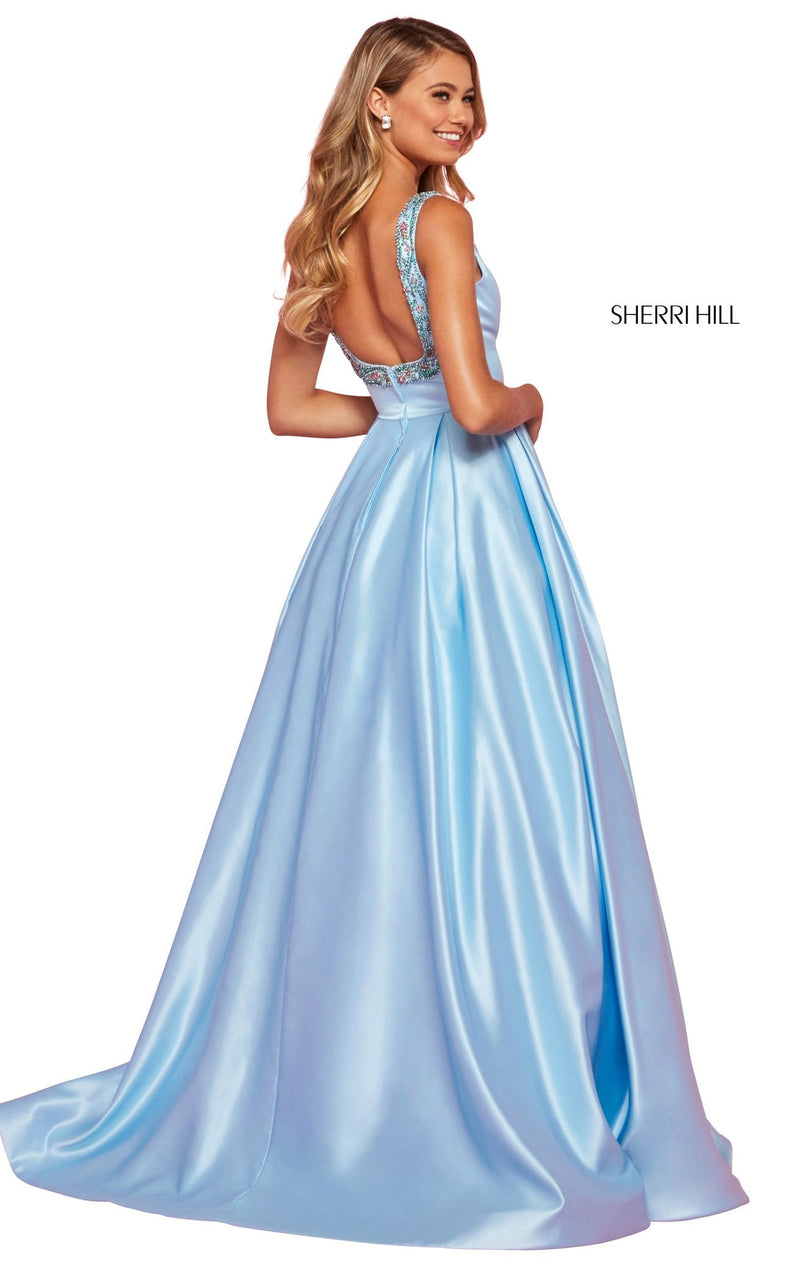 Sherri Hill 53528 Light Blue