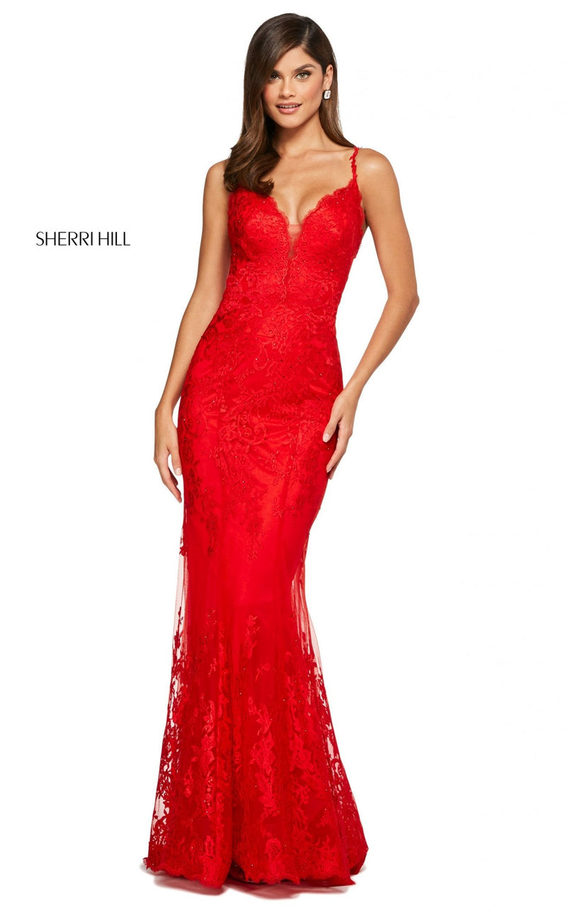 Sherri Hill 53530 Red