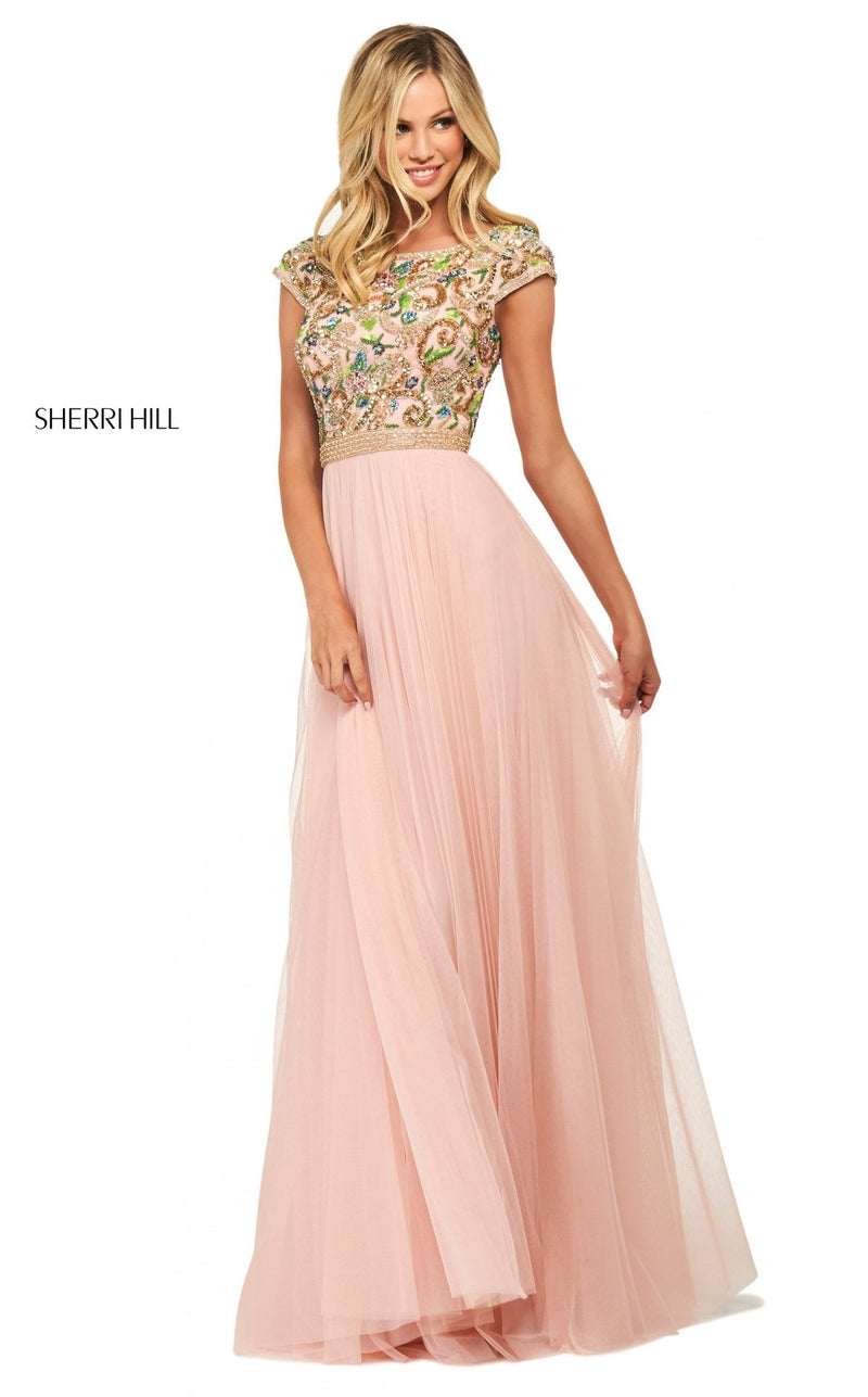 Sherri Hill 53543 Blush Multi