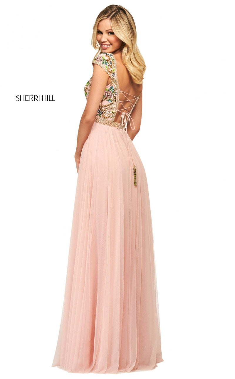 Sherri Hill 53543 Blush Multi