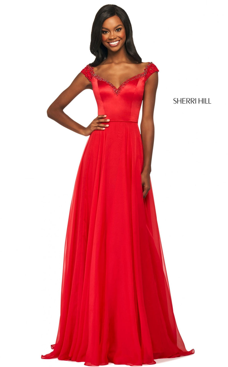 Sherri Hill 53549 Red