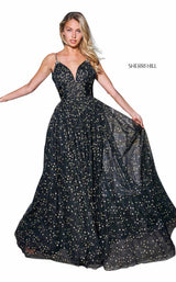 Sherri Hill 53584 Black/Gold