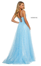 Sherri Hill 53584 Light Blue/Silver