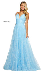 Sherri Hill 53584 Light Blue/Silver