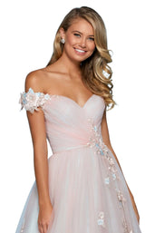 Sherri Hill 53587 Aqua-Peach