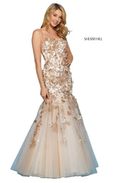 Sherri Hill 53588 Ivory/Gold