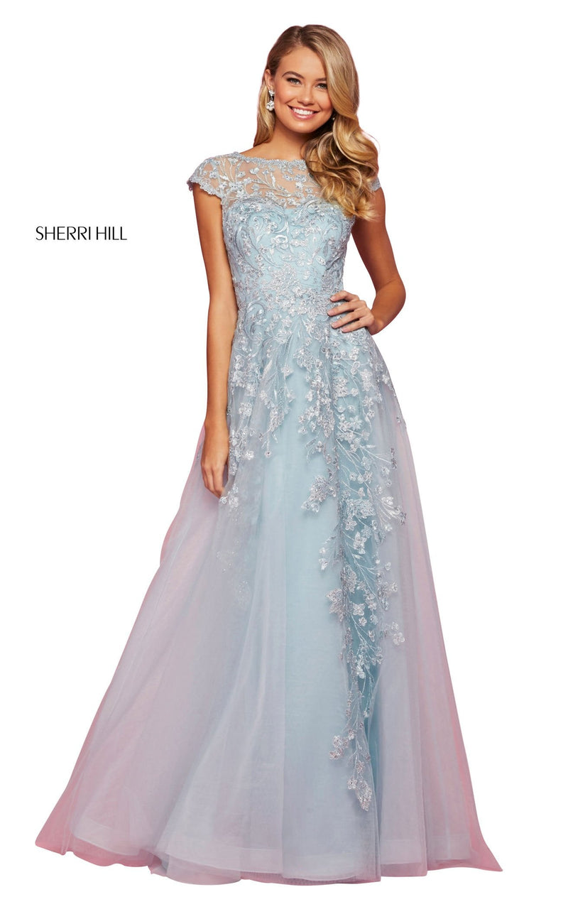 Sherri Hill 53621 Light Blue