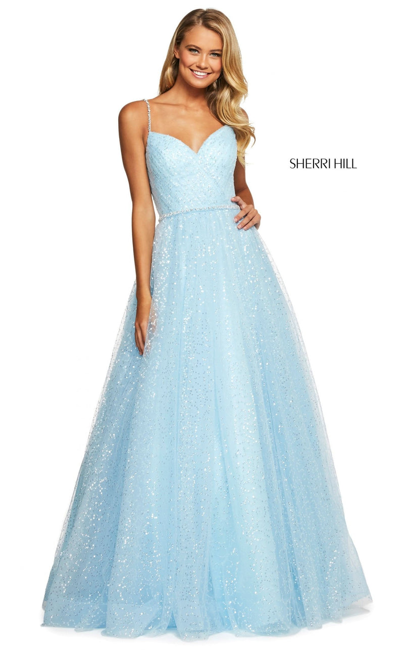 Sherri Hill 53637 Light Blue