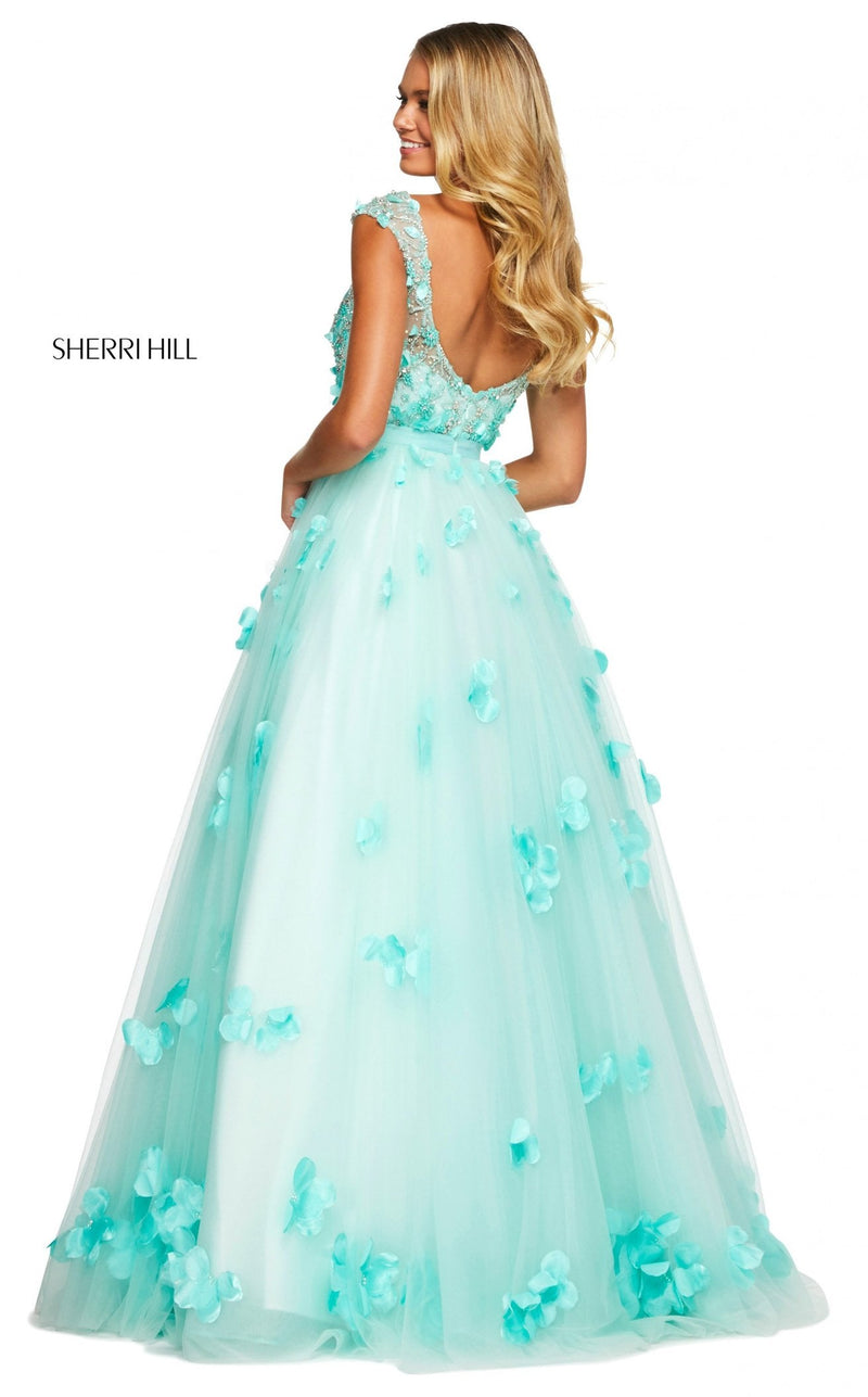 Sherri Hill 53684 Aqua