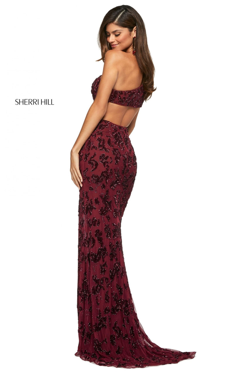 Sherri Hill 53692 Burgundy