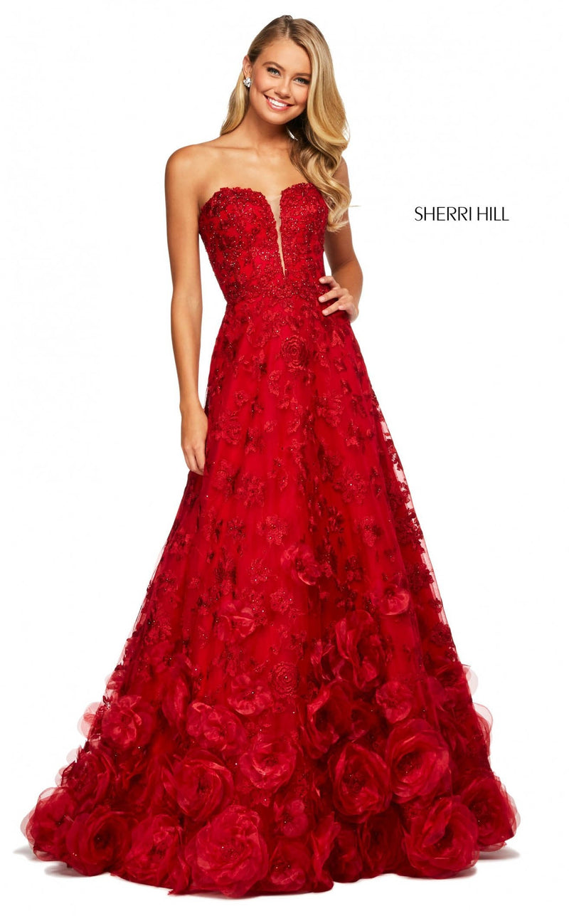 Sherri Hill 53714 Red