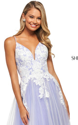 Sherri Hill 53730 Lilac/Ivory