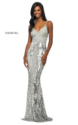 Sherri Hill 53795 Silver