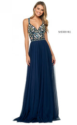 Sherri Hill 53803 Navy-Multi