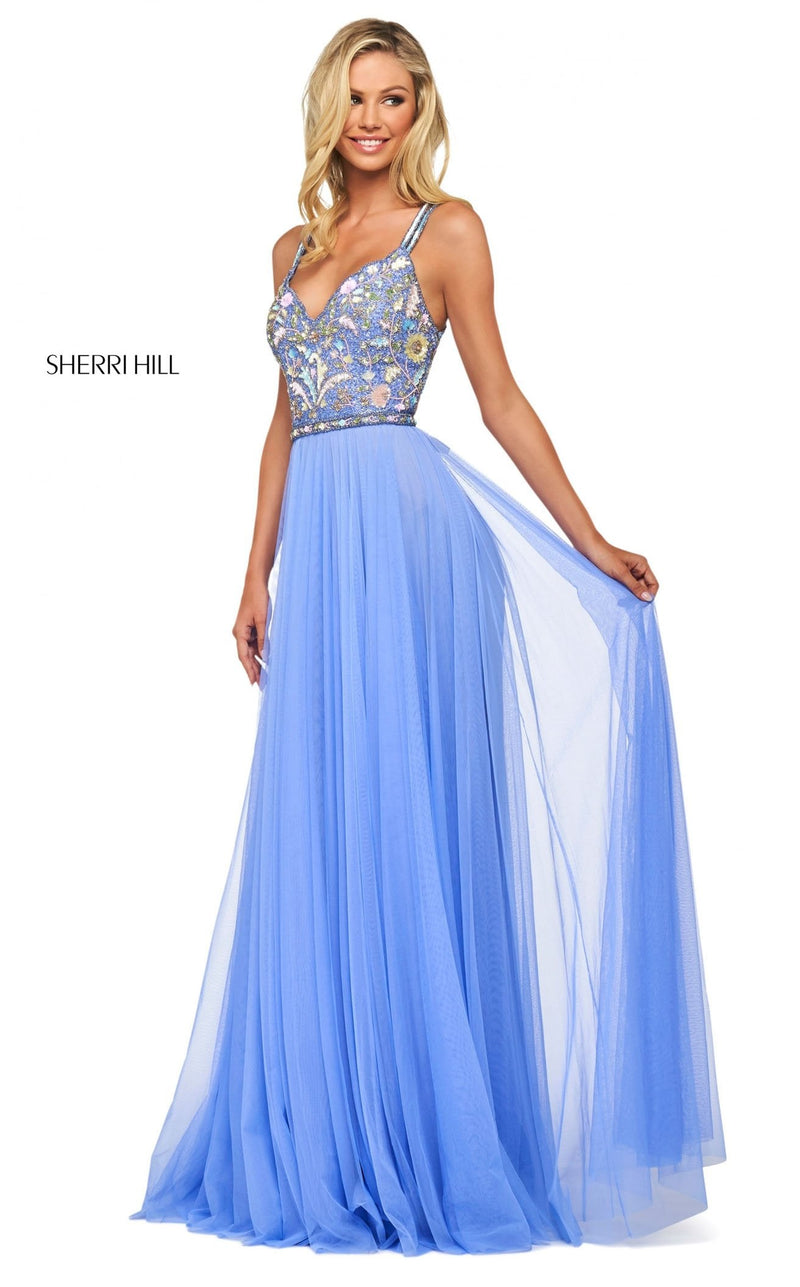 Sherri Hill 53803 Periwinkle-Multi