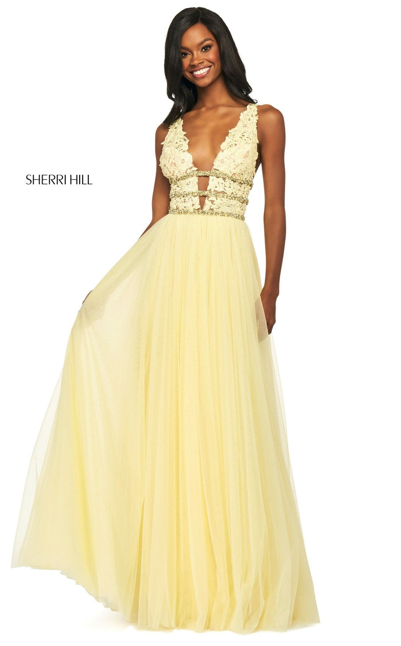 Sherri Hill 53806 Yellow