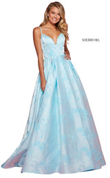 Sherri Hill 53900 Light Blue