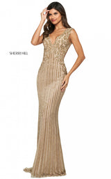 Sherri Hill 53915 Nude/Gold