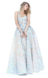 Sherri Hill 50837 Nude-Lt-Blue