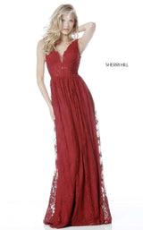 Sherri Hill 51562 Burgundy