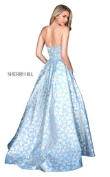 Sherri Hill 51597 Light-Blue-Gold