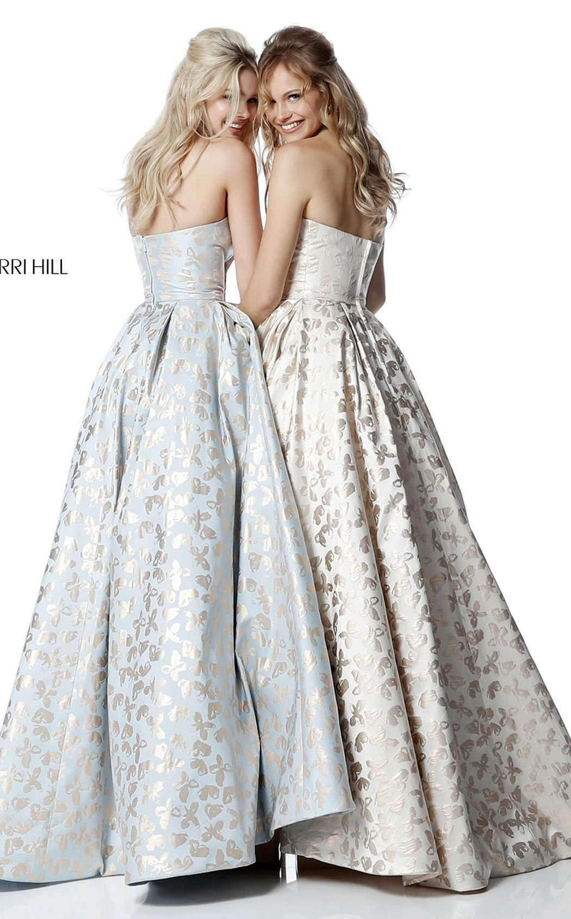 Sherri Hill 51597 Light-Blue-Gold