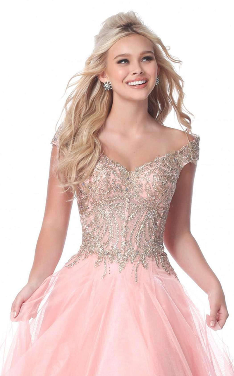 Sherri Hill 51614 Blush/Gold