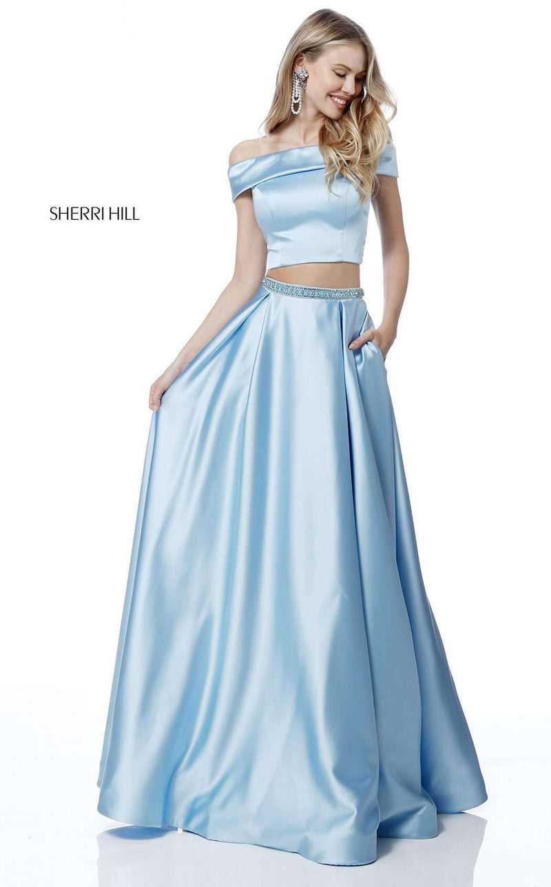 Sherri Hill 51632 Light Blue