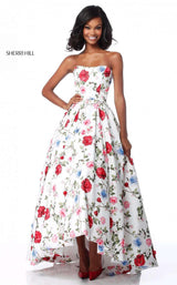 Sherri Hill 51795 Ivory Print