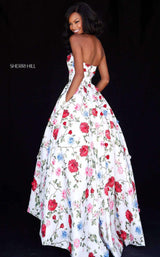 Sherri Hill 51795 Ivory Print