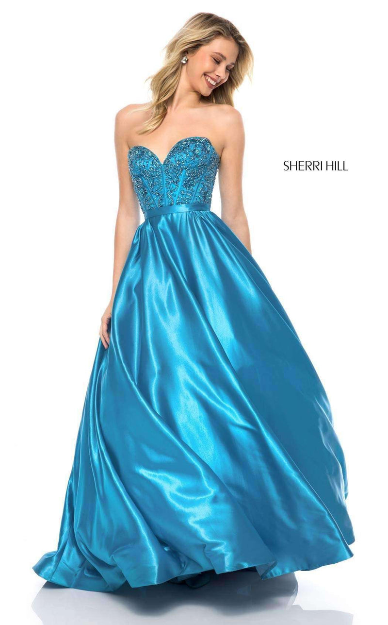 Sherri Hill 51820 Turquoise