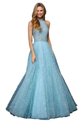 Sherri Hill 52266 Light Blue/Silver