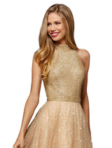 Sherri Hill 52266 Nude/Silver