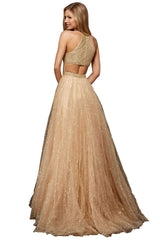 Sherri Hill 52266 Nude/Silver